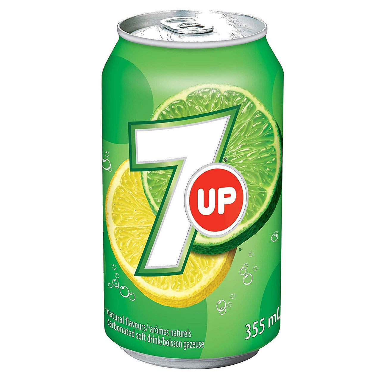 7UP Cans, Natural Refreshing Lemon-Lime Taste 355mL/12 fl. oz., 12 Pack, {Imported from Canada}