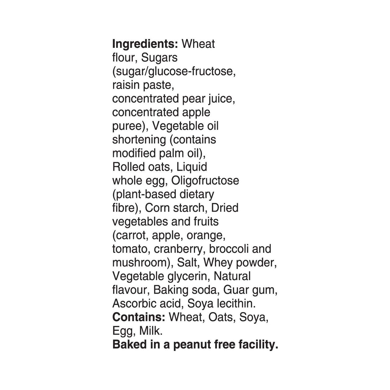 Dare Bear Paws Veggies & Fruit - Carrot Cake, 168g/5.9 oz., {Imported from Canada}