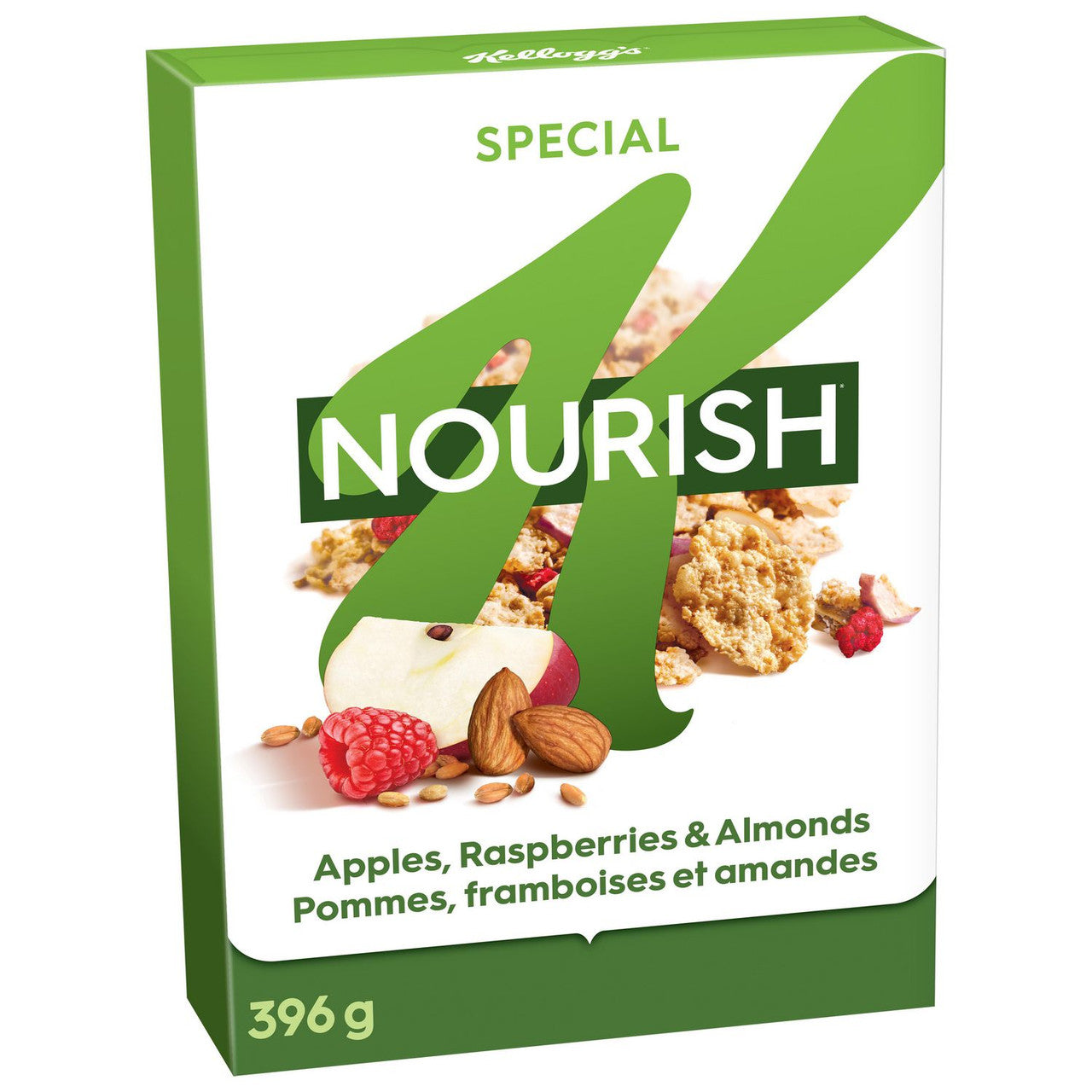 Kelloggs Special K Nourish Apples, Raspberries & Almonds Cereal 2-Pack 396g/14oz, Imported from Canada}