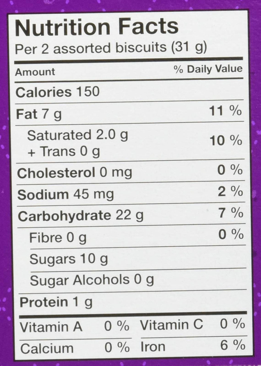 Christie Peek Frean Assorted Creme Cookies, 300g/10.6oz.(Imported from Canada)