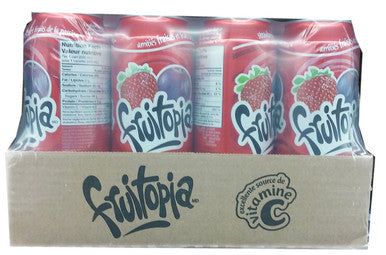 Fruitopia Strawberry Passion Awareness 12x695 ML, Imported from Canada