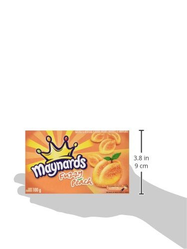 Maynards Fuzzy Peach Candy, 100g/3.5 oz., {Imported from Canada}