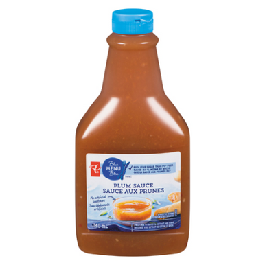 President's Choice Blue Menu Plum Sauce 740ml/1.6 lbs. {Imported from Canada}