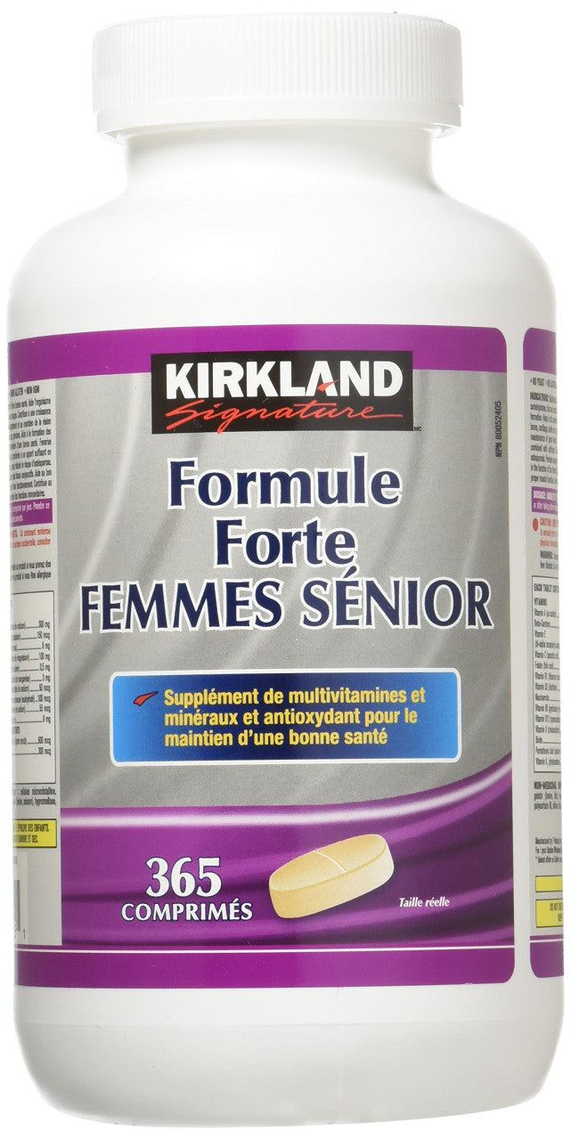 Kirkland Signature Formula Forte Senior Women, 365 Tablets, {Imported from Canada}