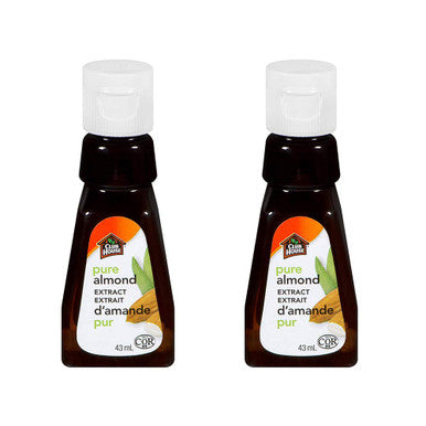 Club House, Baking & Flavouring Extracts, Pure Almond, 43ml/1.5oz., (2 pack){Imported from Canada}