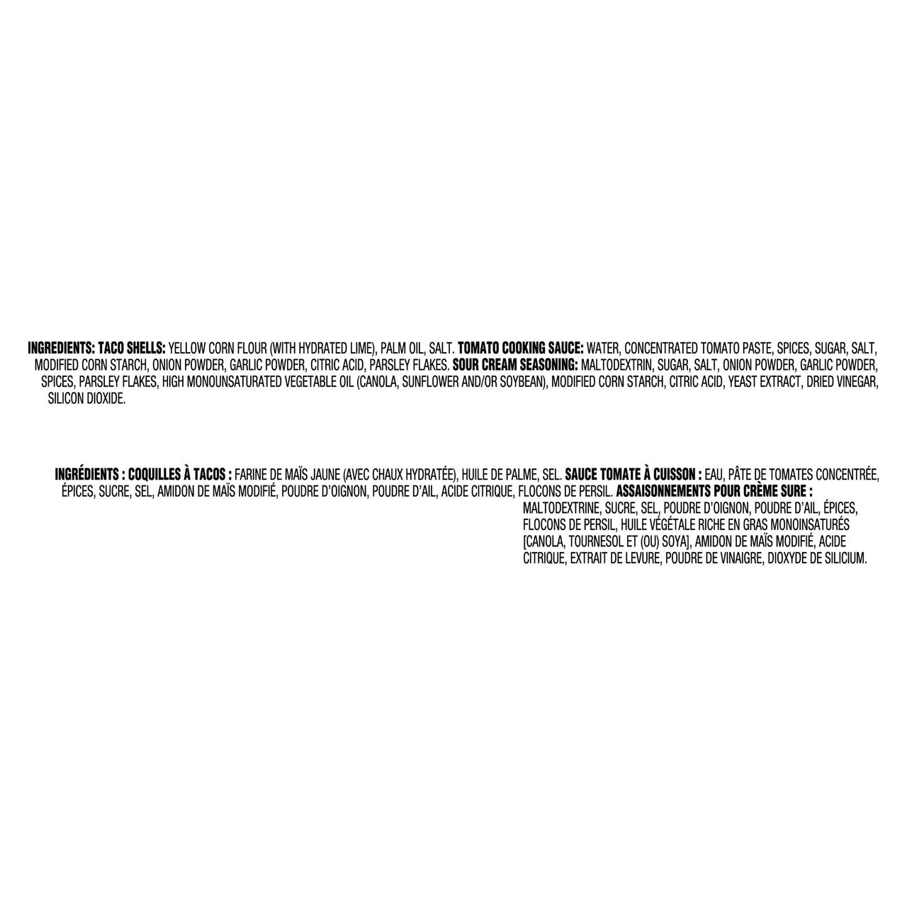 Old El Paso Hard Taco Extra Mild Super Tasty Dinner Kit , 330g/11.6 oz., {Imported from Canada}