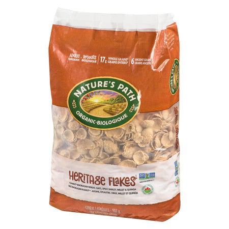 Nature's Path Organic Heritage Flakes Cereal, 907g/2 lbs. Bag {Imported from Canada}