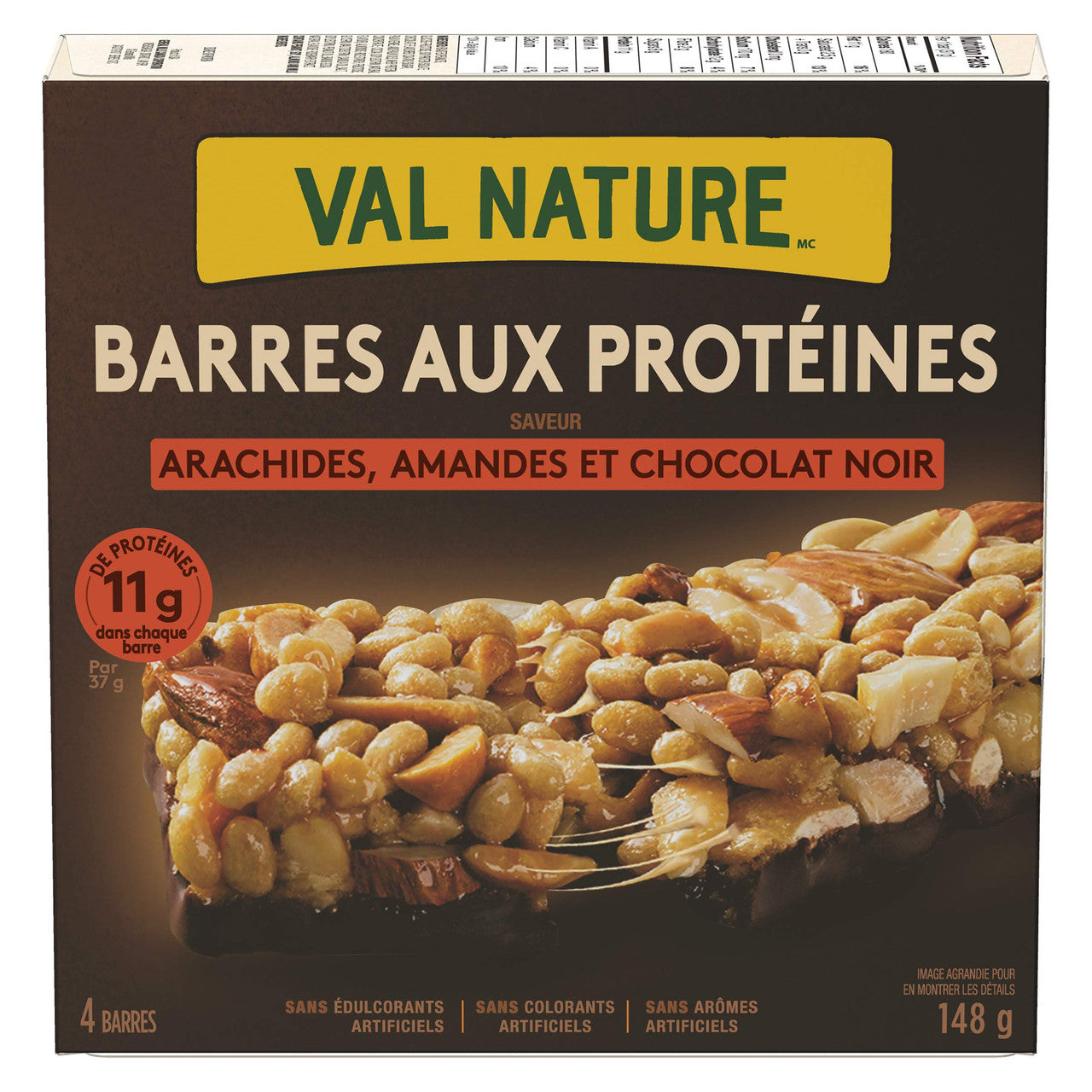 Nature Valley Protein Peanut Almond & Dark Chocolate Flavour, 4ct, 148g/5.2 oz.