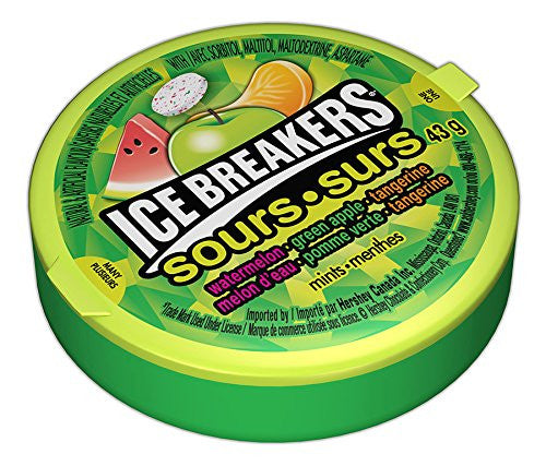 Ice Breakers Sour Fruits, 43g/1.5oz Pucks, (6ct) {Imported from Canada}