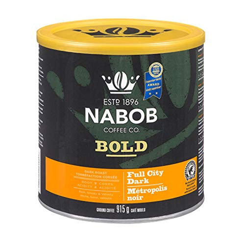 Nabob Bold Full City Dark Ground Coffee, 915g/32.3 oz., {Imported by Canada}