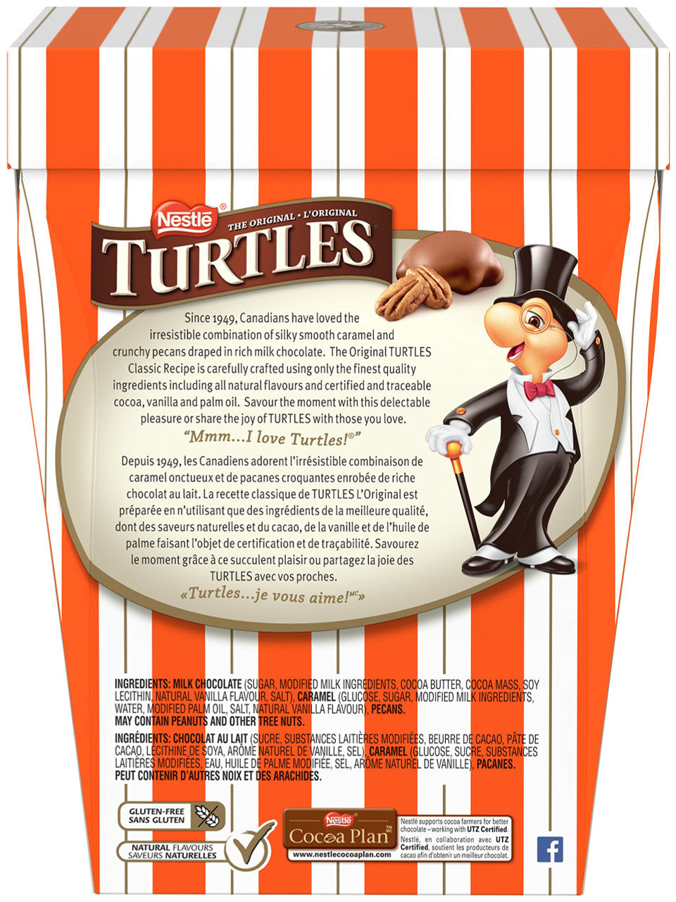 Nestle the Original Turtles 100% Pecan 350g/12.34oz Box {Imported from Canada}