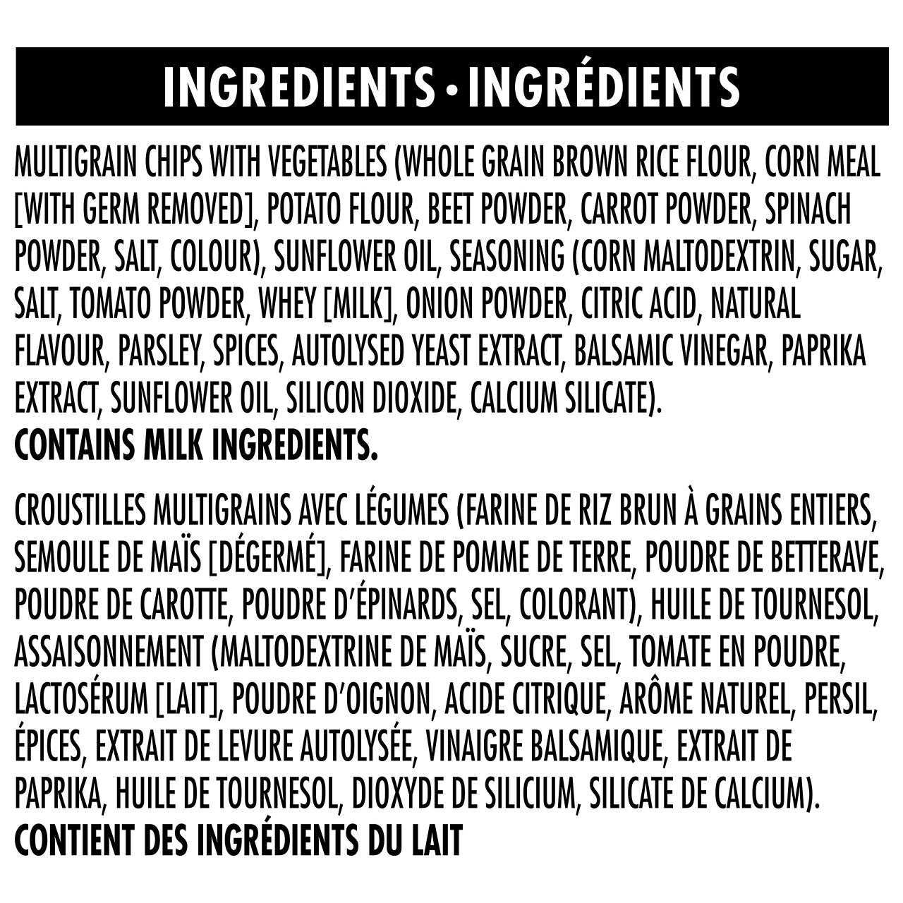 Quaker Crispy Minis Veggie Balsamic & Bruschetta Multigrain Chips, 90g/3.2 oz. (Imported from Canada)