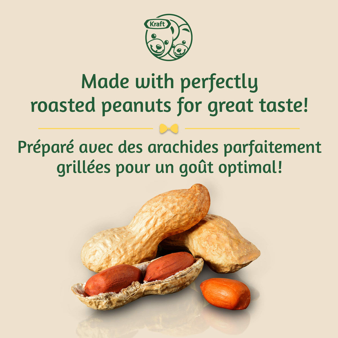 Kraft Peanut Butter, All Natural Sea Salt, 750g/26.5 oz (Pack of 12) {Imported from Canada}