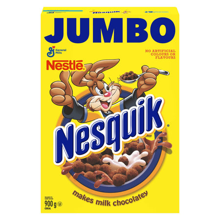 Nesquik Chocolately Cereal Jumbo, 900g/32 oz., {Imported from Canada}