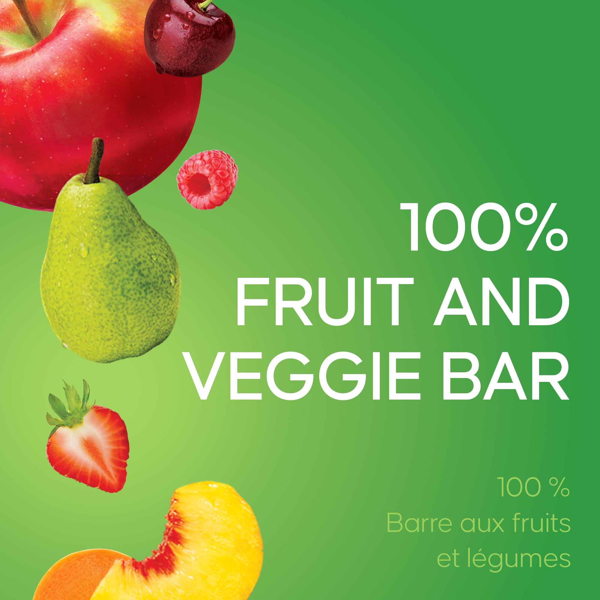 SunRype Fruit Source +Veggie Fruit Bars, 2 Flavors, 12x37g/1.3 oz. Bars, 444g/15.5 oz. Box {Imported from Canada}