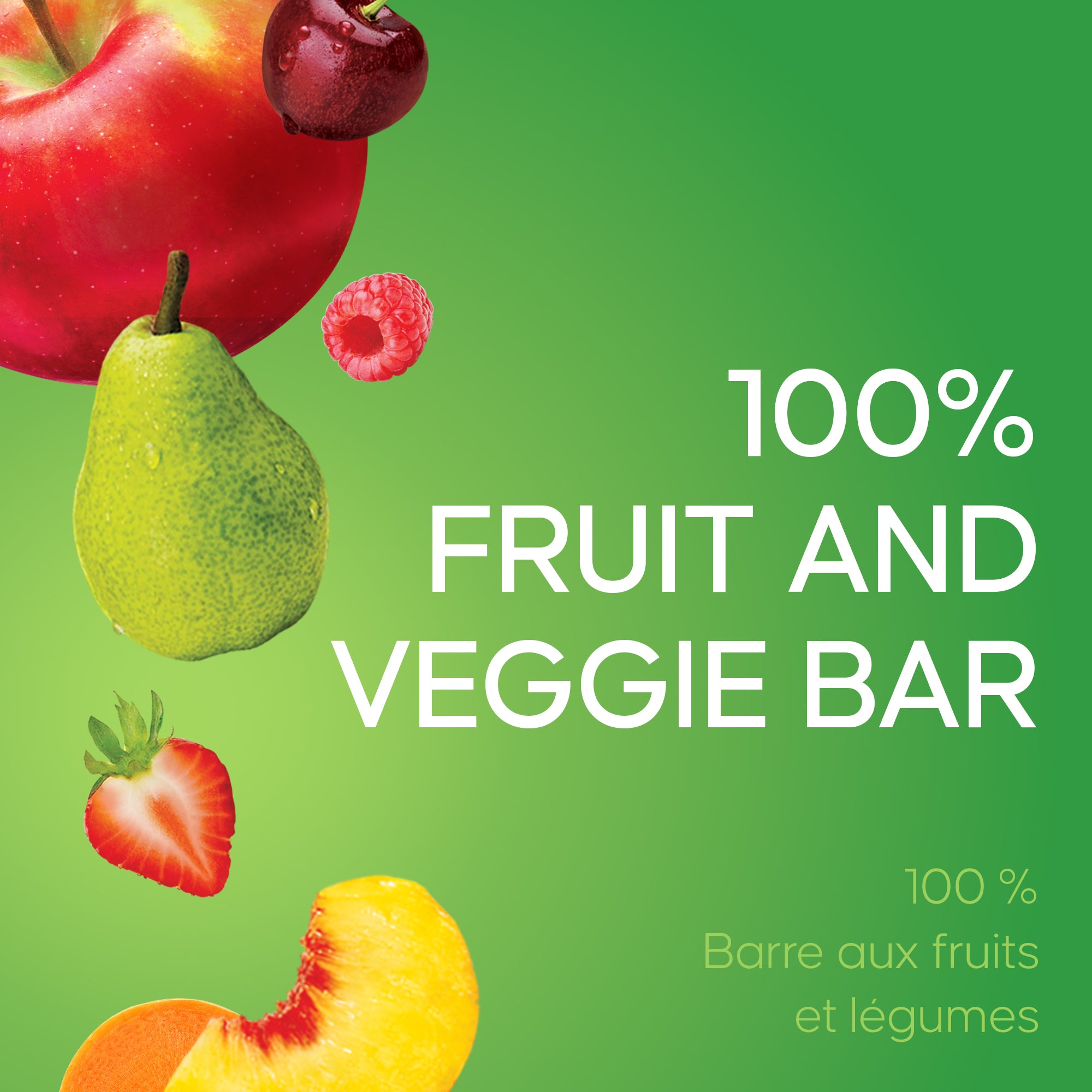 Sun Rype Bar Rack SunRype Fruit Source +Veggie Bars 444g (15.5 oz) | 12 Pack