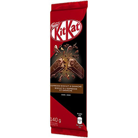 Kit Kat Nestle Espresso Biscuit & Ganache Chocolate Bar, 140g/4.9oz., 12ct {Canadian}