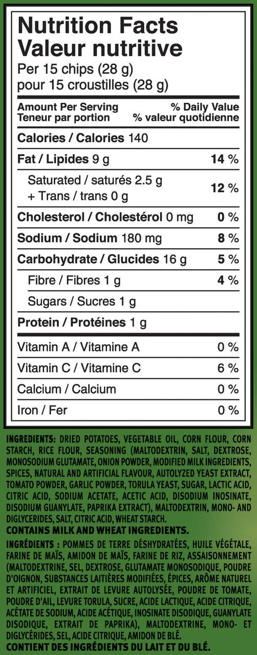 Pringles Jalapeno Flavour Potato Chips (Pack of 14), 156g/5.5oz., {Imported from Canada}