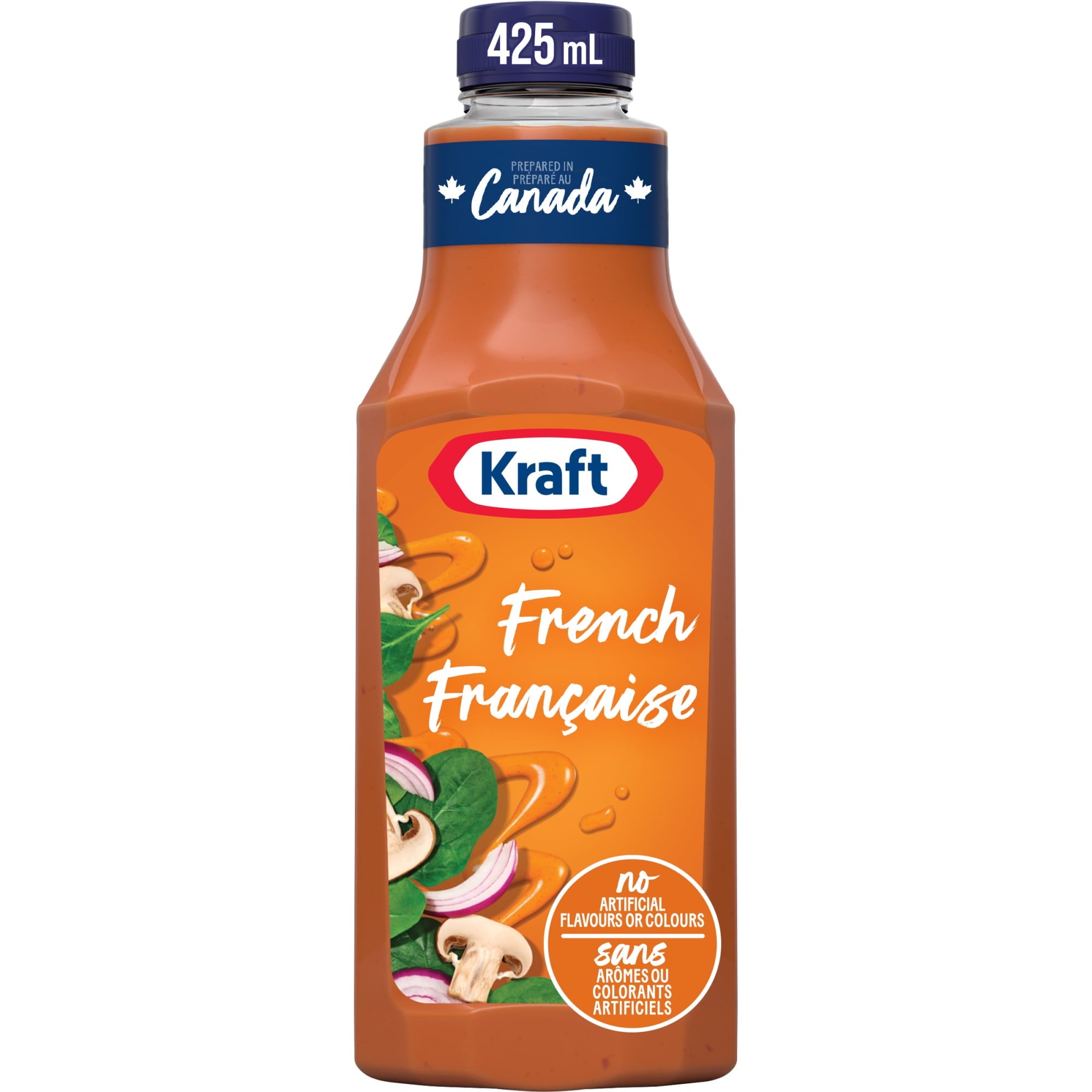 Kraft French Dressing 425ml/14.4 oz., Bottle, front of bottle