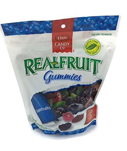 Dare Realfruit Gluten Free Gummies Variety Pack, 1 Fruit Medley 350g, 1 Superfruits 350g, and 1 Tropical 350g