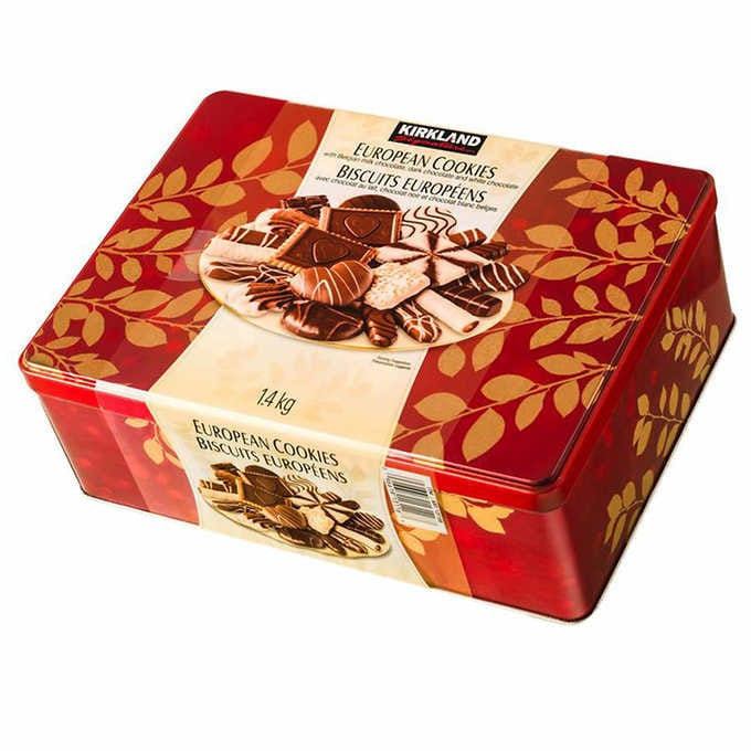 Kirkland European Cookies/ Belgian Chocolate, 1.4kg 49.4oz{Imported from Canada}