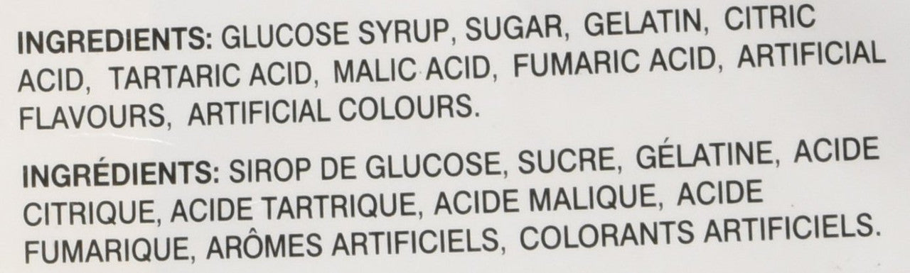 Huer Bulk Small Sour Orange Bottles, 1kg/2.2lbs., {Imported from Canada}