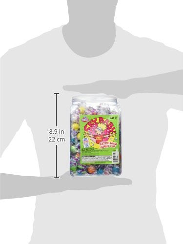 Cry Baby Extra Sour Bubble Gum 240ct. (1.08kg/38oz ) {Imported from Canada}