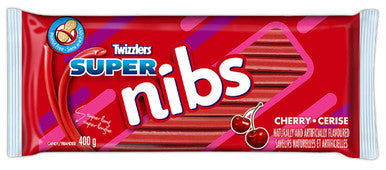 Twizzlers Super Nibs Cherry Flavored (400g /14oz per pack) {Imported from Canada}