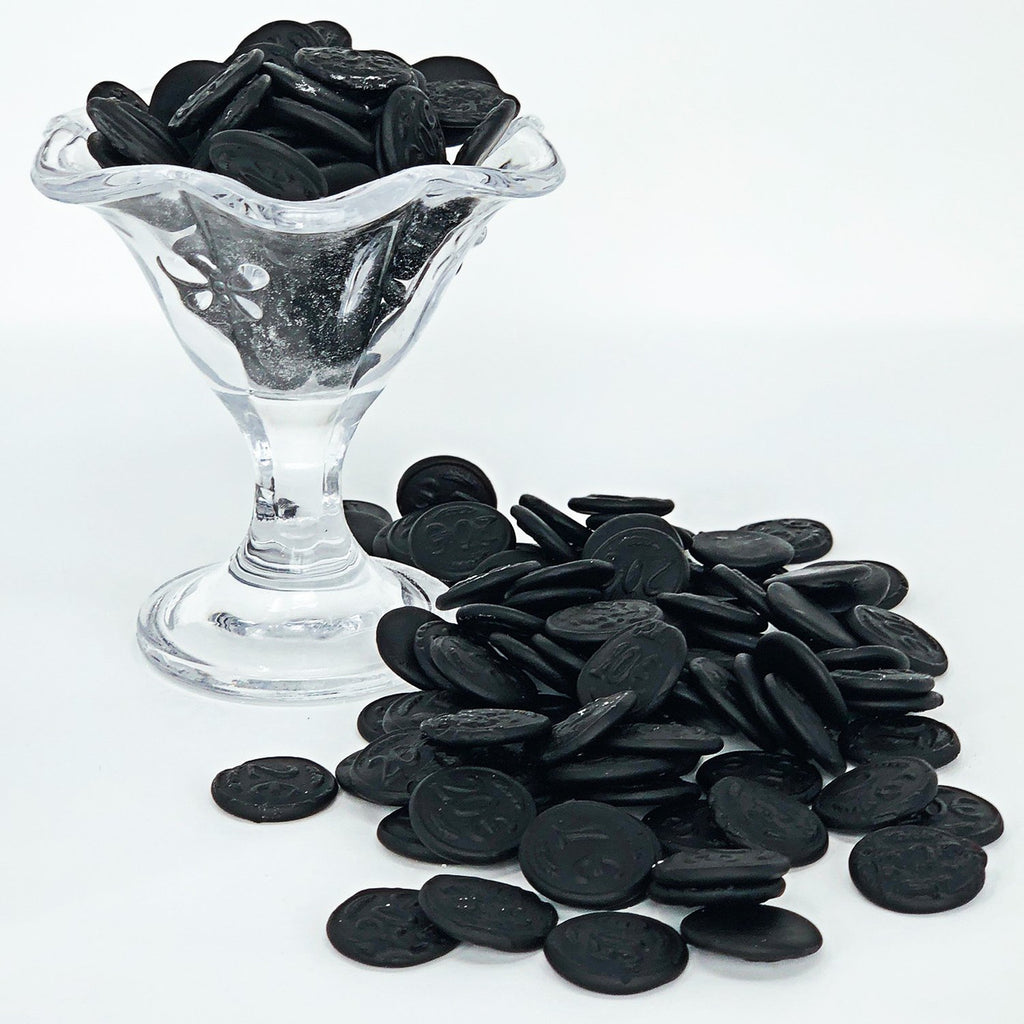 Gustaf's Dutch Licorice Coins With Hint Of Salt, 150g/5.2 oz. (12pk) {Imported from Canada}