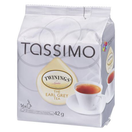 Tassimo Twinings Earl Grey Tea (16) Single Serve T-Discs {Imported from Canada}