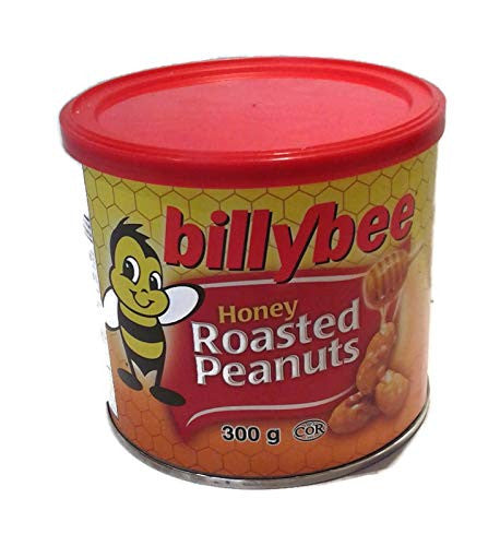 Billy Bee Honey Roasted Gourmet Peanuts, 300g/10.6oz, {Imported from Canada}