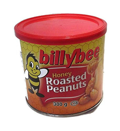 Billy Bee Honey Roasted Gourmet Peanuts, 300g/10.6oz, {Imported from Canada}