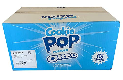 Cookie Pop Popcorn, made with real Oreo Cookie Pieces, 149g/5.3 oz, 12pk, {Imported from Canada}