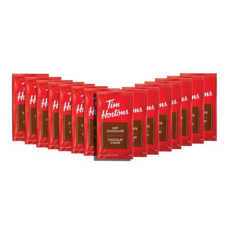 Tim Hortons New Hot Chocolate Packets/ Sachets 30 x 28g/0.98oz (Imported from Canada)