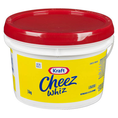 Cheez Whiz Original, 3kg/6.6lb., Pail, Foodservice Size, 1 Count, {Imported from Canada}