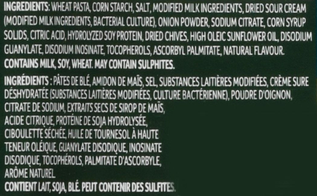 Knorr Sidekicks Sour Cream & Chives Pasta 120g {Imported from Canada}