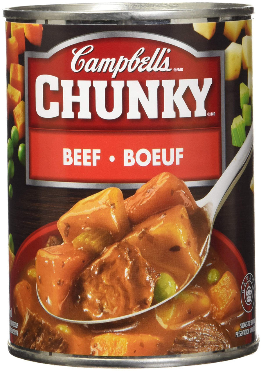 Campbell's Chunky Beef Soup, 540 ml/18.3 oz., (Imported from Canada)