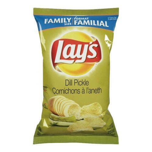 Lay's Dill Pickle & Ketchup Chips Combo of 2 Large Bags Each {Imported from Canada}