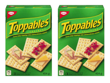 Christie Toppables Crackers 454g/16oz, (2-Pack) {Imported from Canada}