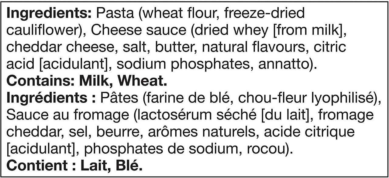 Kraft Dinner Simply Macaroni & Cheese with Cauliflower, 150g/5.3 oz., {Imported from Canada}