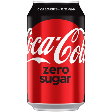 Coca-Cola Zero Sugar, 355mL cans, 12ct, Imported from Canada