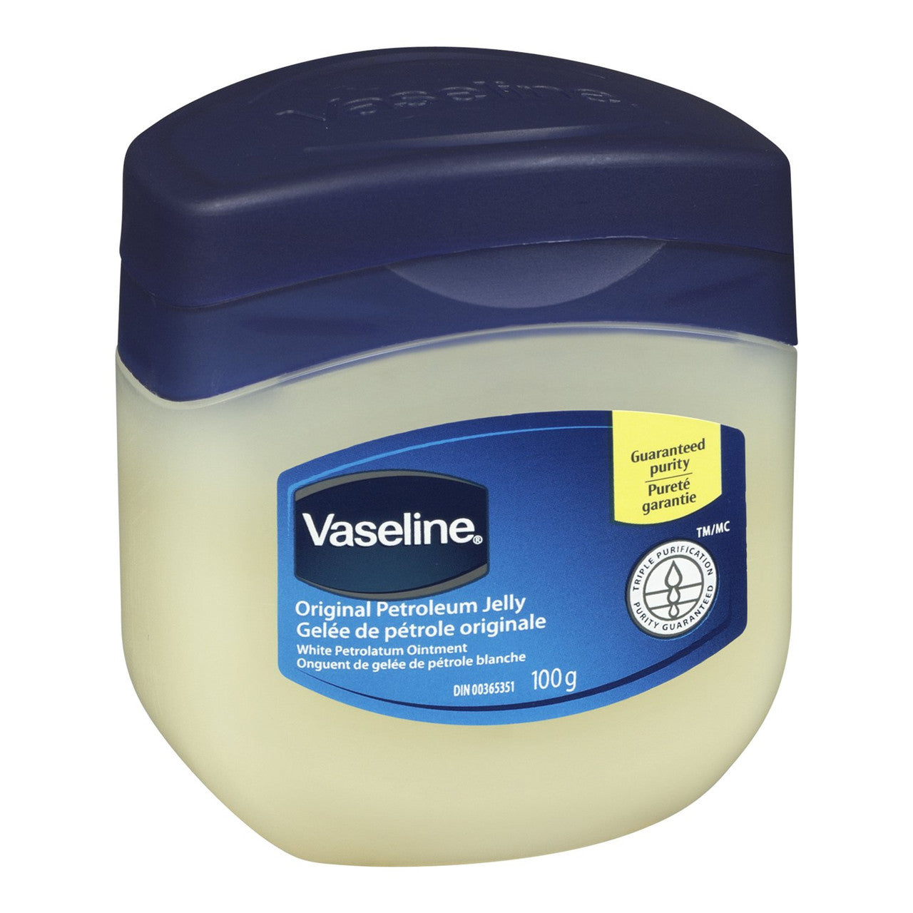 Vaseline Original Petroleum Jelly, 100g/3.5 oz., (Imported from Canada)