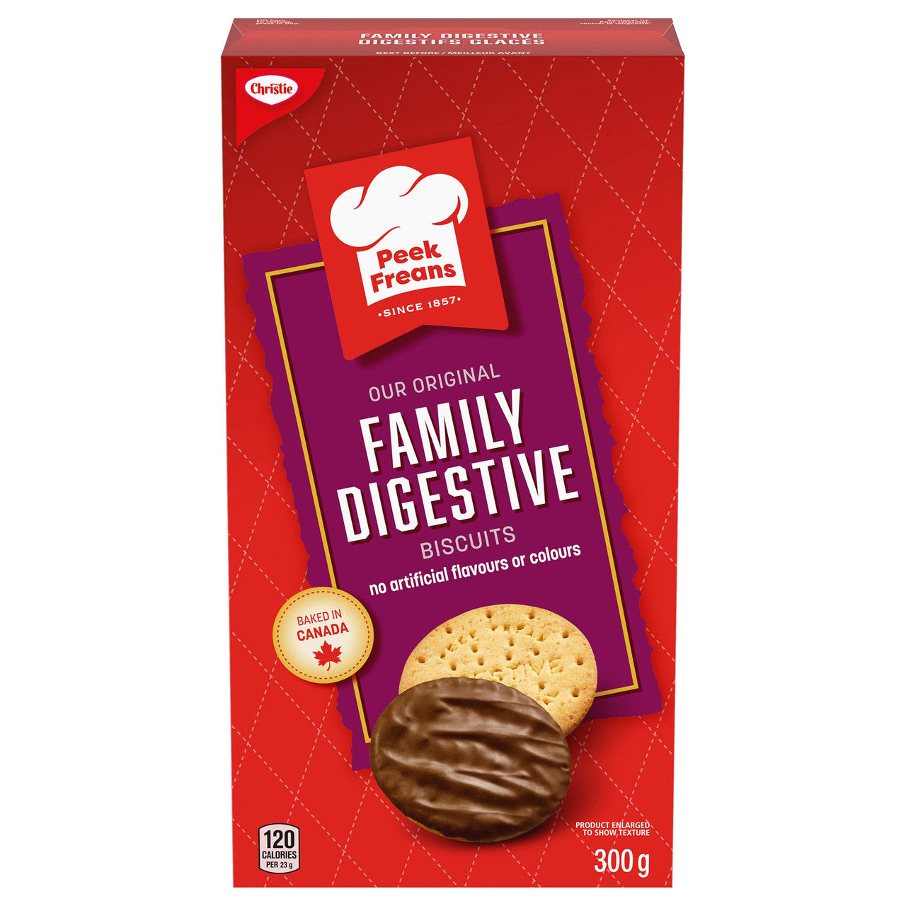 Christie Peek Frean Family Digestive cookies, 300g/10.6oz.(Imported from Canada)