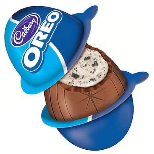 Cadbury Oreo Egg Milk Chocolate with Creme Filling and Cookie Bits, 48x34g {Imported from Canada}