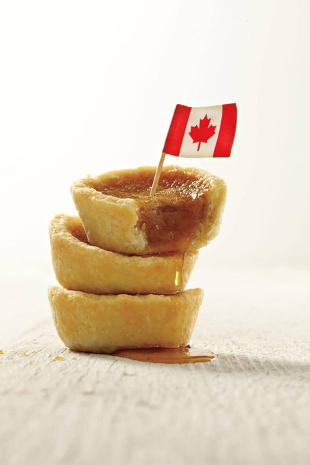 Panache Maple Butter Tarts, (6) Tarts per Package, 510g/18 oz., {Imported from Canada}