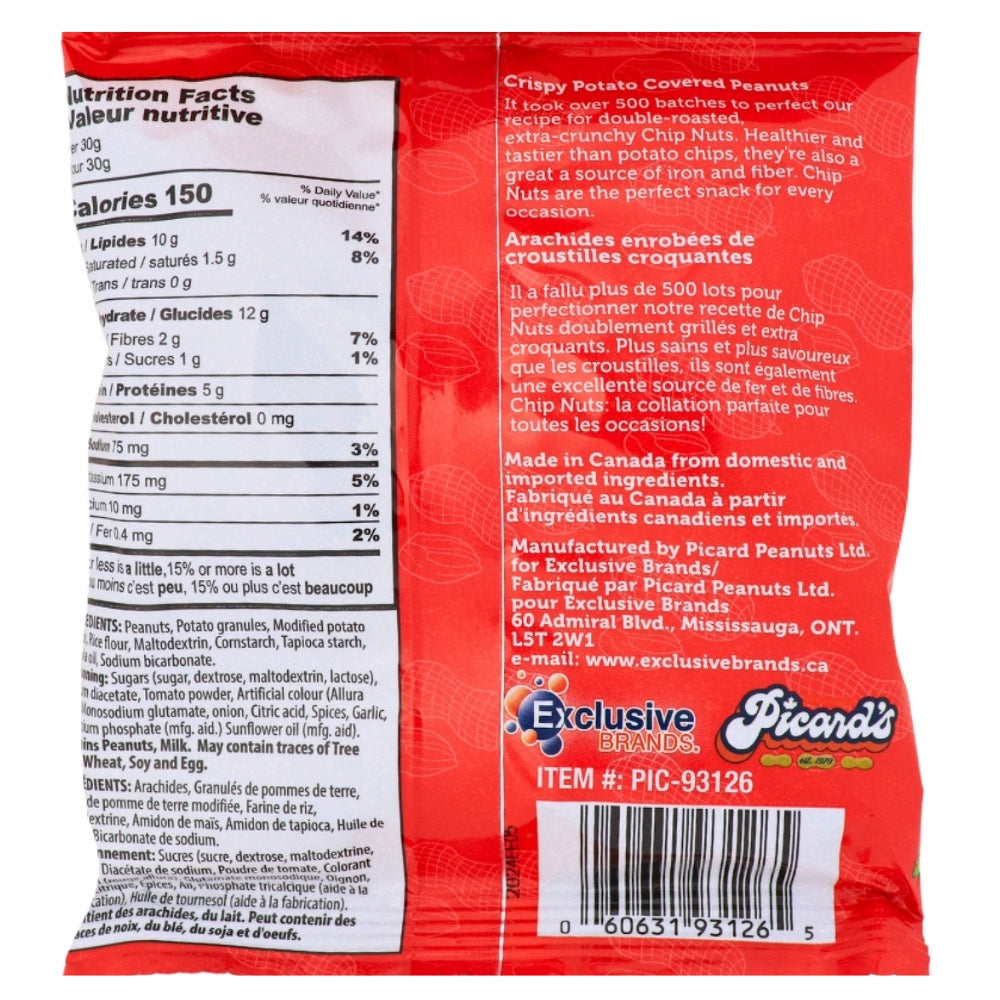Pzazz Crunchy Nuts, Crispy Potato Covered Peanuts, Ketchup Flavored, 80g/3 oz