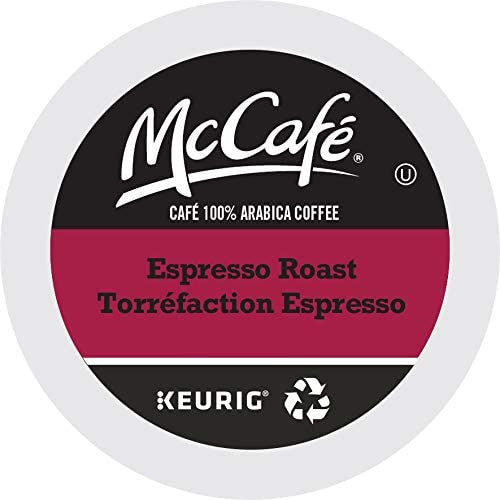 McCafe Espresso Roast Coffee, Recyclable K-Cup Pods, 12 Count, {Imported from Canada}