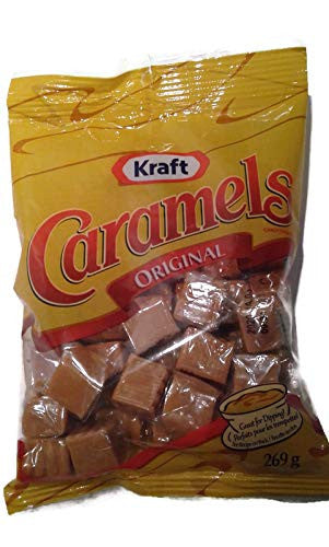 KRAFT Caramels Bags, 269g/9.5 oz.( 2pk) (Imported from Canada)