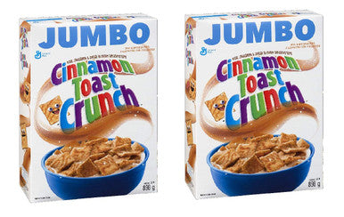 CINNAMON TOAST CRUNCH Cereal, 898g/31.7 oz. (2pk) {Imported from Canada}