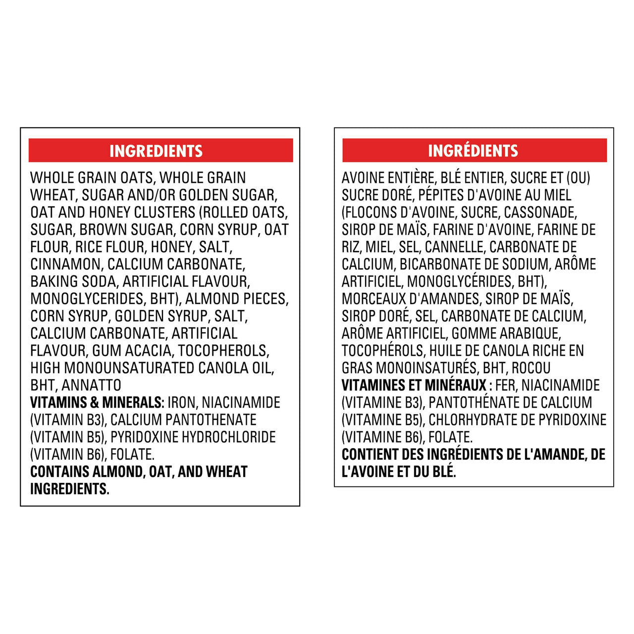 General Mills Oatmeal Crisp Almond Cereal, Family Size, 628g/22.2 oz., {Imported from Canada}